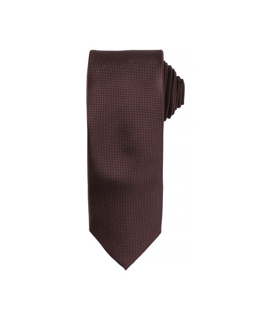 PREMIER Brown Micro Waffle Formal Work Tie (Pack Of 2) for men