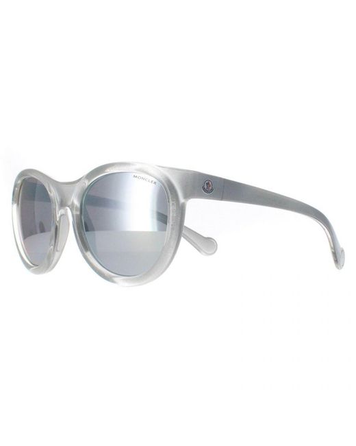 Moncler Gray Round Transparent Mirror Ml0087