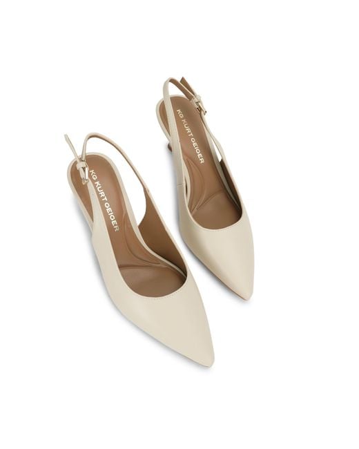 KG by Kurt Geiger White Tilly Heels