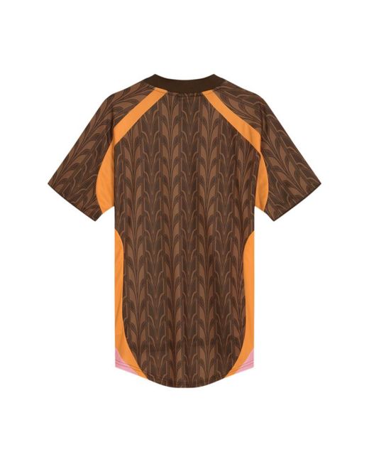 PUMA Brown All-over Print Football Jersey