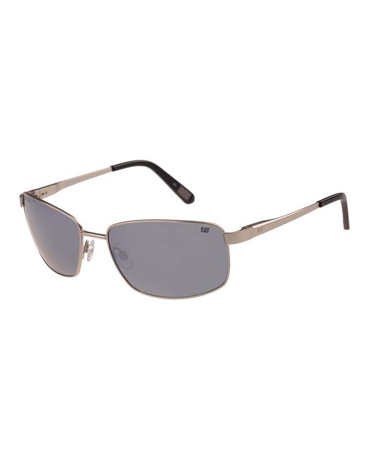 Caterpillar Gray Rectangle Mirror Polarized Cts-8030 Metal for men