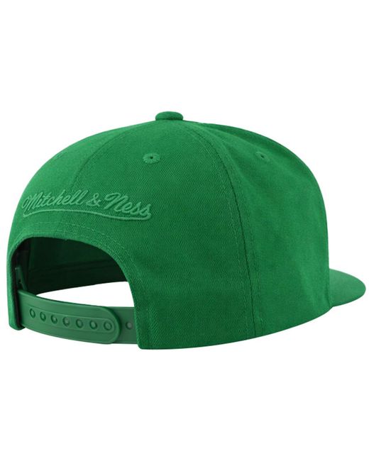 Mitchell & Ness Green Deboss Cap