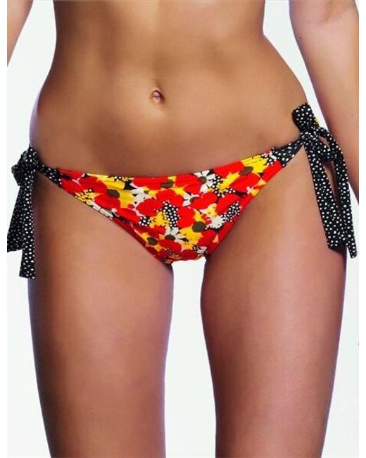 Freya Red Flamingo Tie Bikini Brief