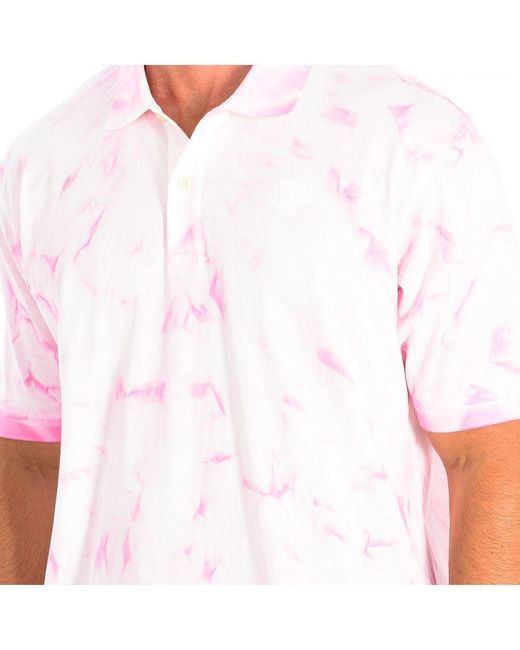 La Martina White Short Sleeve Polo Tmp021-Js206 for men