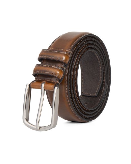 Woodland Leathers Brown Belt For 1.25” Genuine Leather Premium Classic for men