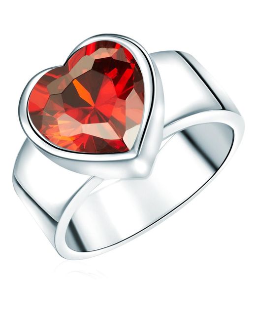Rafaela Donata Red Sterling Ring