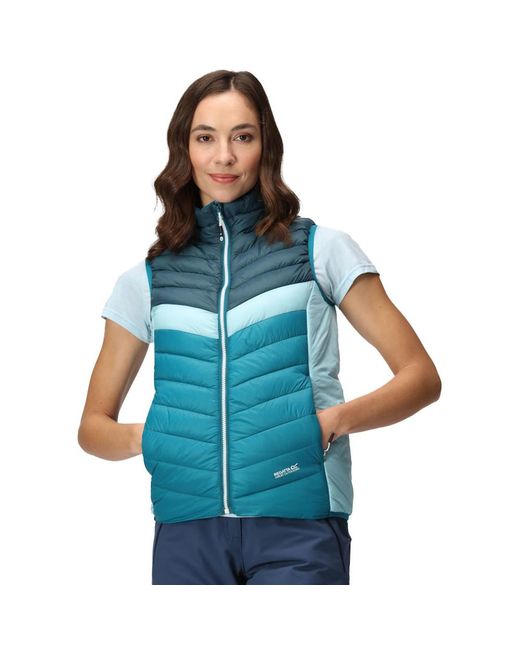 Regatta Blue Wmn Harrock Ii Padded Bodywarmer Gilet