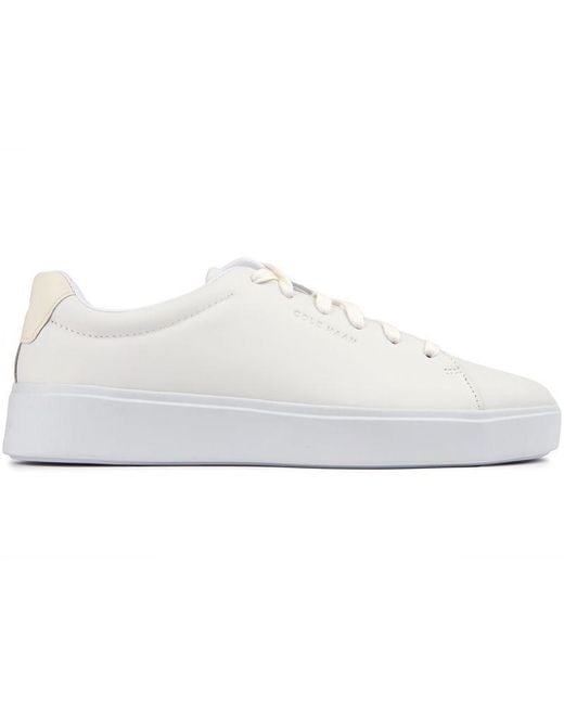 Cole Haan White Grand Crosscourt Traveler Trainers for men