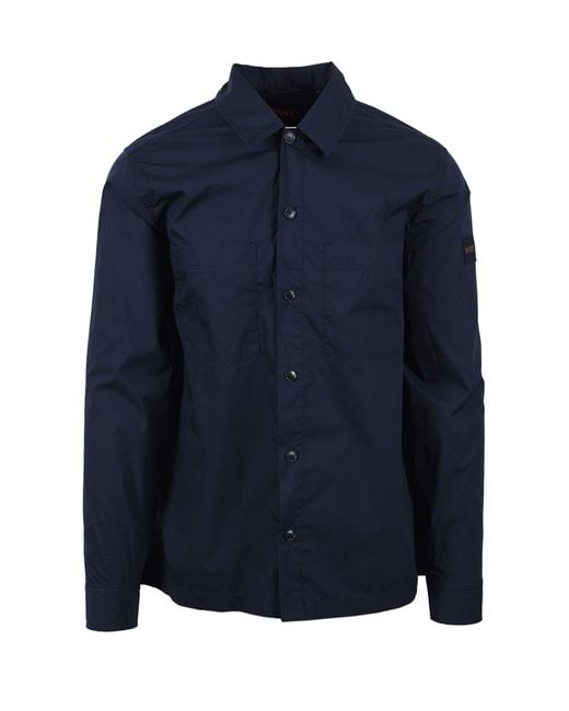 Boss Blue Lockyo Shirt Dark for men