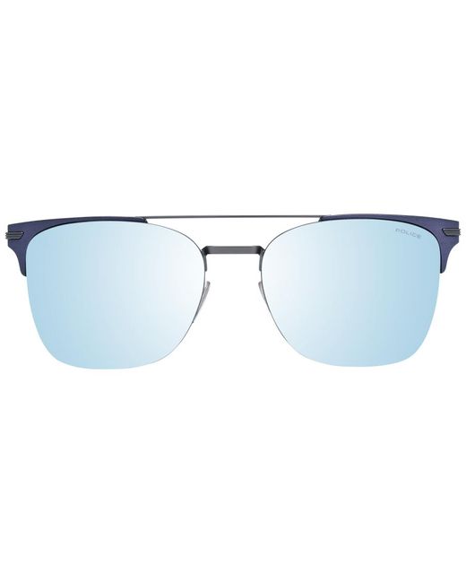Police Blue Sunglasses Spl577 627B 56 Gunmetal for men