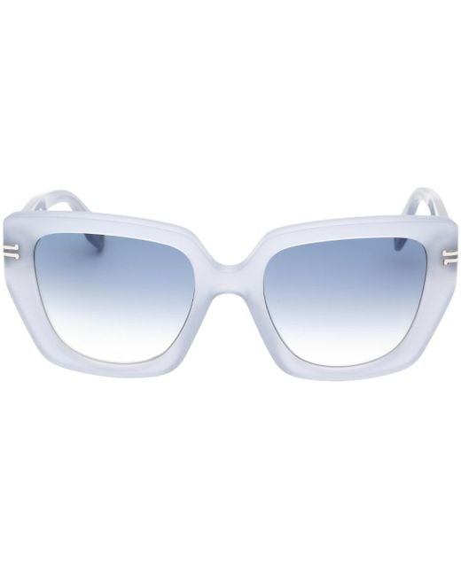 Marc Jacobs Blue Dark Sf Lens Azure Ruthenium Sunglasses