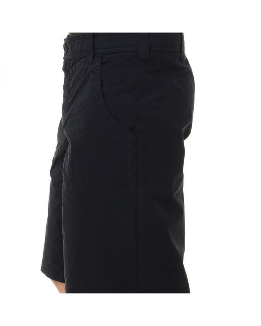 Armani Black Bermuda Shorts With Front And Back Pockets 6Z6S66-6N46Z for men