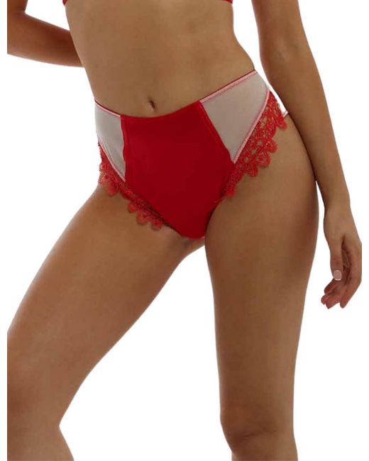 Playful Promises Red Anaise Highwaist Brief