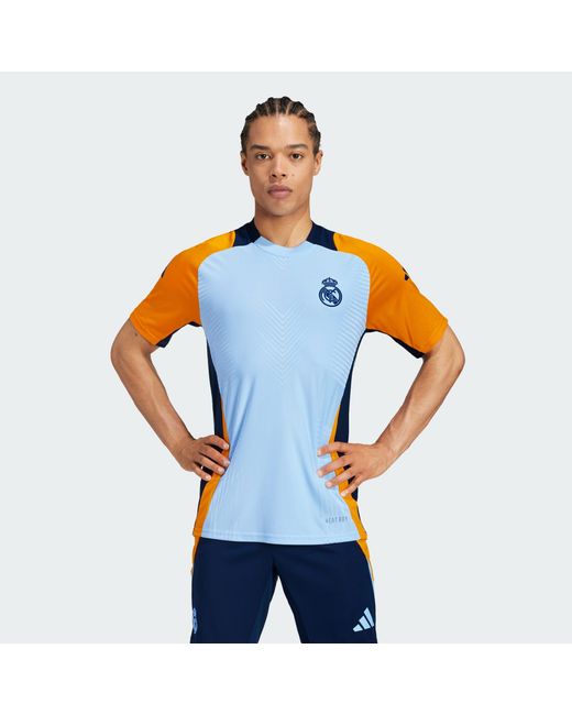 Adidas Blue Real Madrid Tiro 24 Pro Training Jersey for men