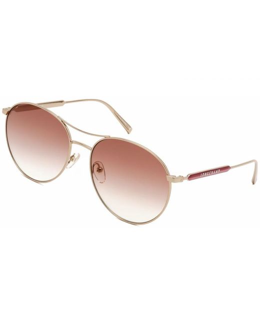 Longchamp Pink Sunglasses Rose / Gradient Metal