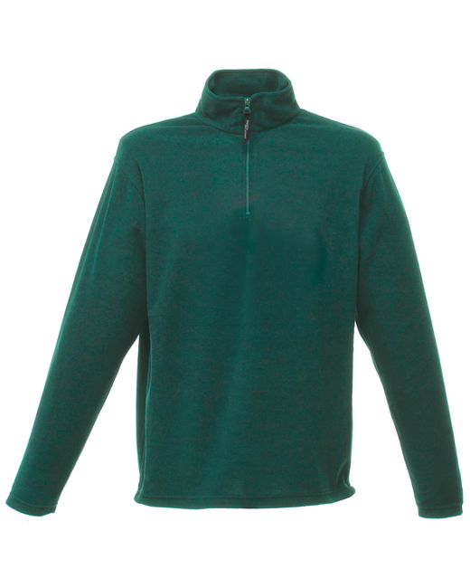 Regatta Green 170 Series Anti-Pill Zip Neck Micro Fleece (Bottle) for men