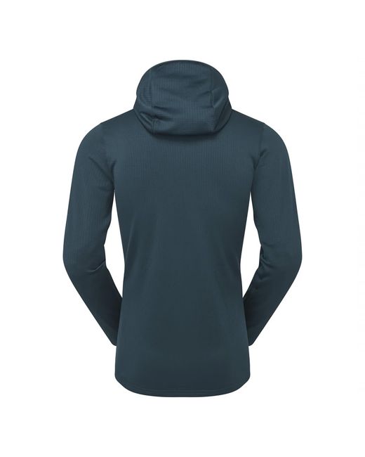 Sprayway Blue Soft Fleece Top Hoody With Full Zip And Thumb Loops For Hiking for men