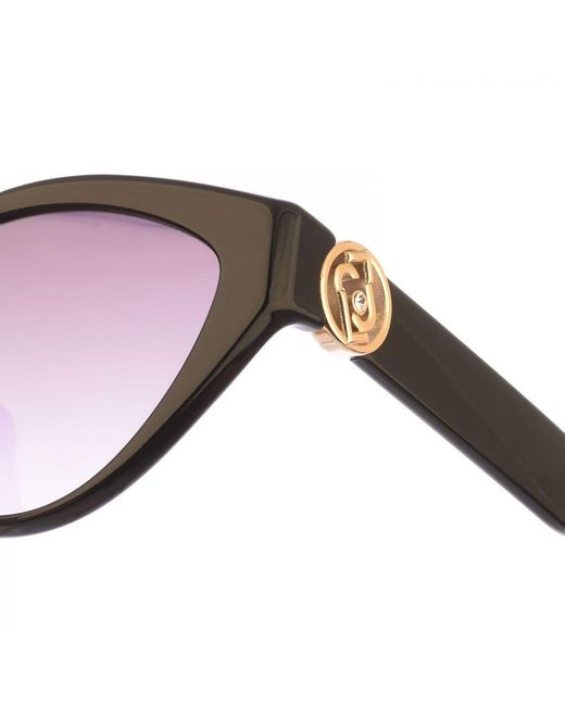 Liu Jo Brown Acetate Sunglasses With Oval Shape Lj767Sr