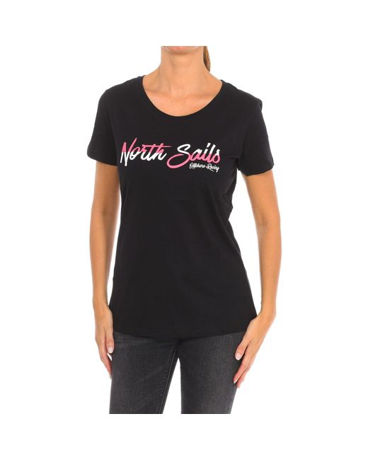 North Sails Black Short Sleeve T-Shirt 9024310