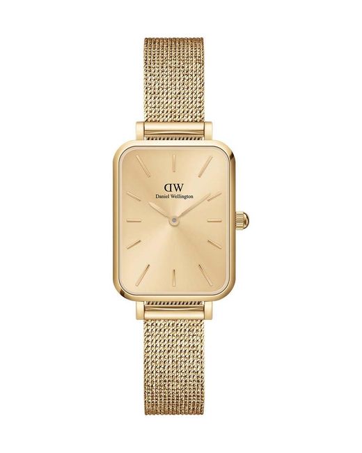 Daniel Wellington Metallic Dw00100485 Ladies Quadro Pressed Unitone 20Mm Watch