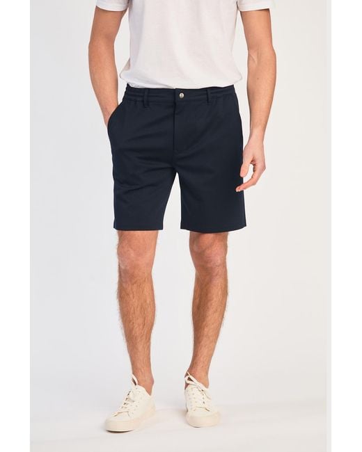 Tokyo Laundry Blue Jersey Shorts With Drawstring for men