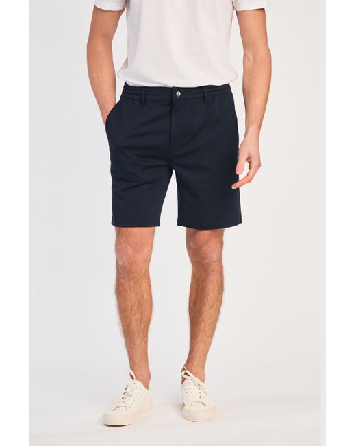 Tokyo Laundry Blue Jersey Shorts With Drawstring for men
