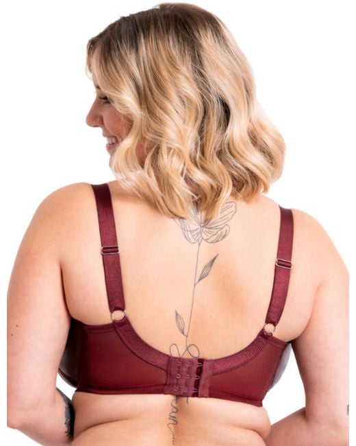 Curvy Kate Red Enclose Balcony Side Support Bra