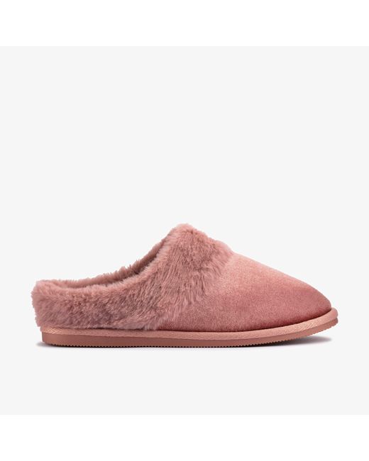 Clarks Pink Bundle Soft Rose Slippers