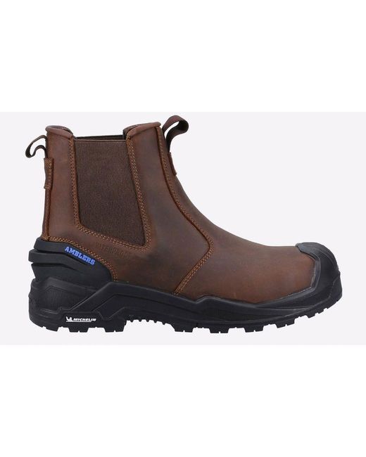 Amblers Safety Brown 982C Dealer Waterproof Boots for men