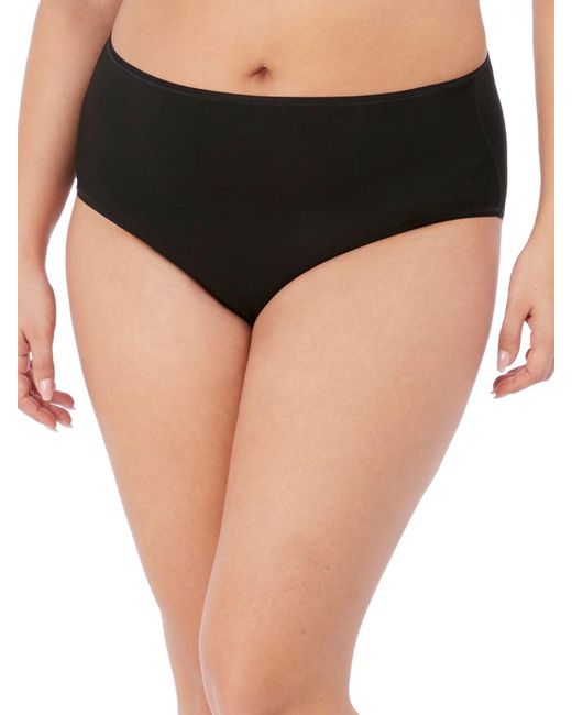 Elomi Black Smooth Full Brief