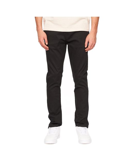 Crosshatch Black Roysden Chinos for men
