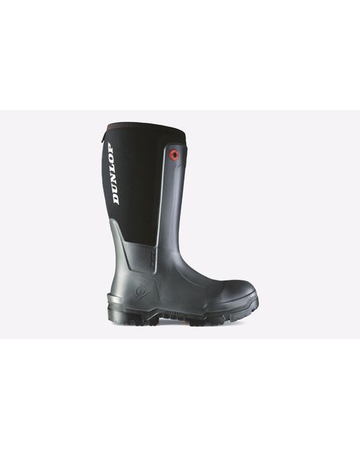 Dunlop Black Snugboot Workpro Safety Wellington