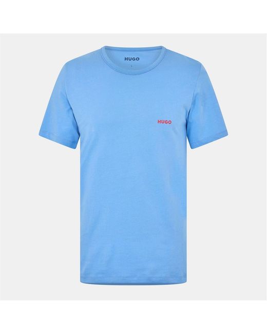 HUGO Blue Pack Of Pyjama T-Shirts for men