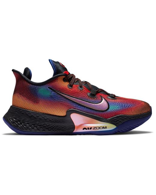 Nike zoom red and blue best sale