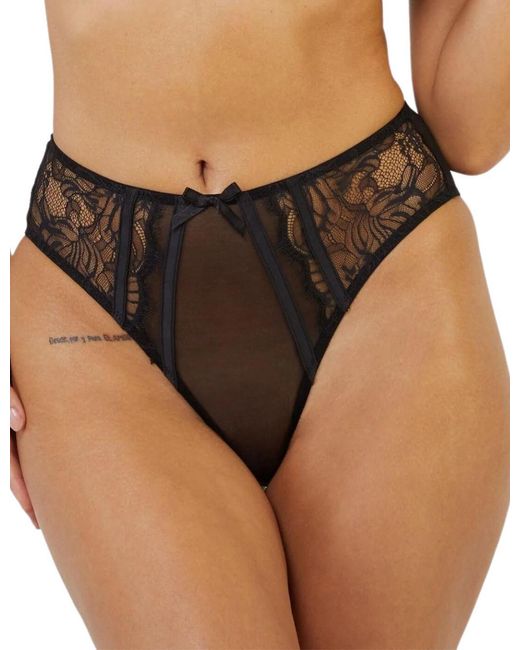 Playful Promises Black Fallon Midi Brief