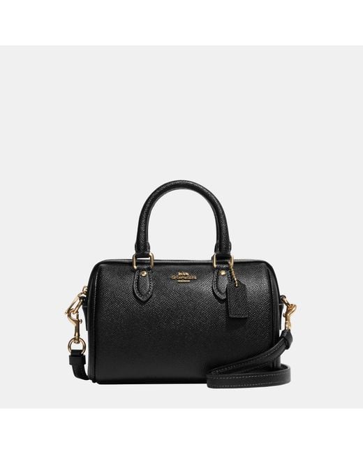 COACH Black Mini Rowan Crossbody