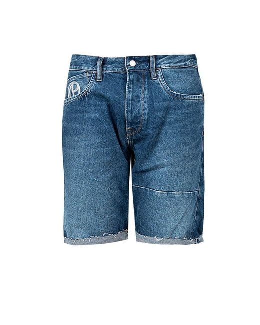 Pepe Jeans Shorts Callen Reclaim Mannen Blauw in het Blue voor heren