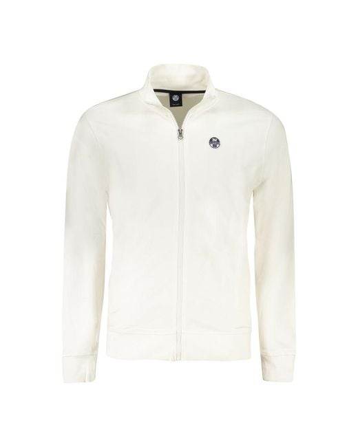 North Sails White Full Zip Jacket for men