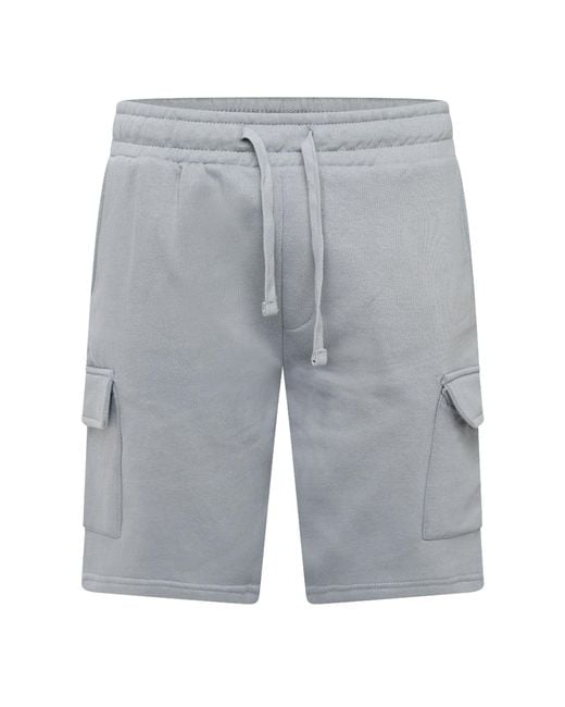 Crosshatch Gray Bardon Cargo Shorts for men