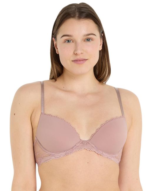 Calvin Klein Natural 000Qf6394E Seductive Comfort Demi Lift Bra