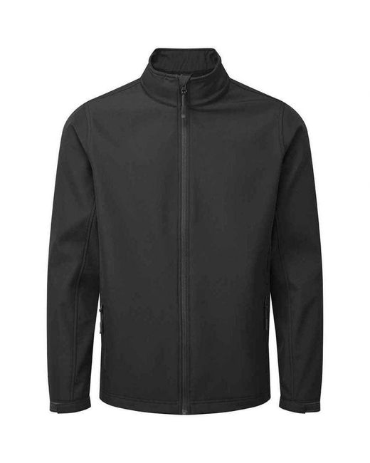 PREMIER Black Windchecker Recycled Soft Shell Jacket () for men