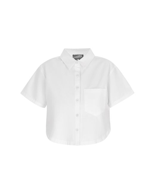 Dreimaster Blouse Wolwit in het White