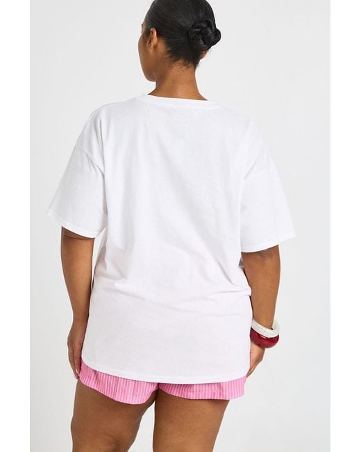 Boohoo Pink Plus Easy To Fall