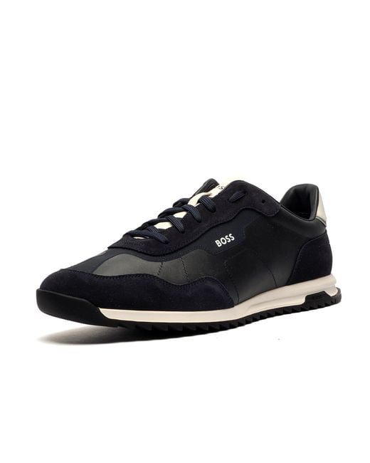 Boss Black Zayn Low Itsd Leather Trainers for men