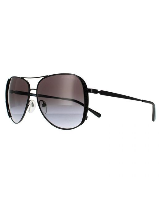 Michael Kors Brown Aviator Dark Gradient Sunglasses