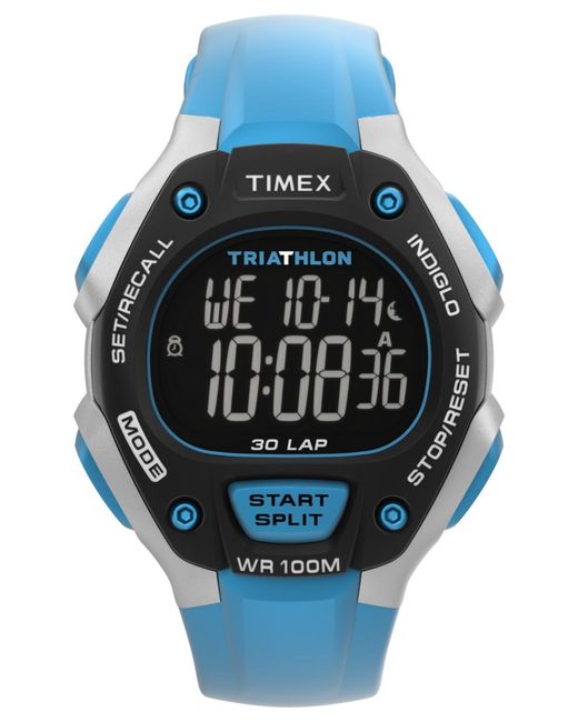 Timex Triathlon Classic C30 Herren Armbanduhr Tw5M67400 in Blue für Herren
