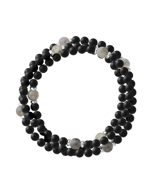 Rodney & Rolf Black Bracelet Sterling 925 Florence
