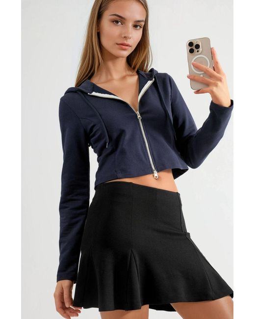 Busem Gepofte Mini Skorts in het Blue