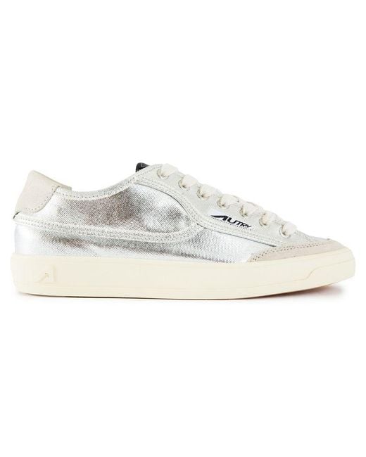 Autry White Windscape Low Trainers