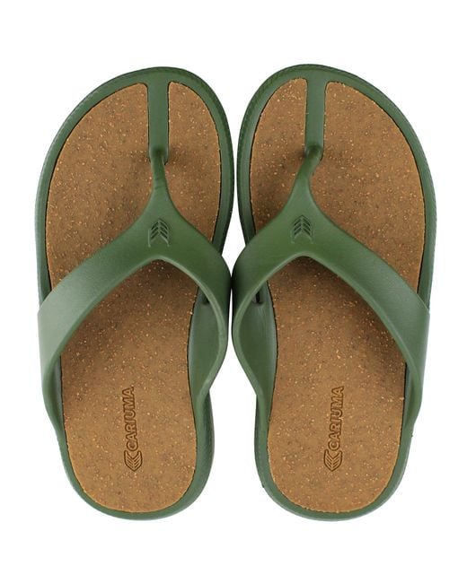 CARIUMA Green Ibitu Flip-Flops